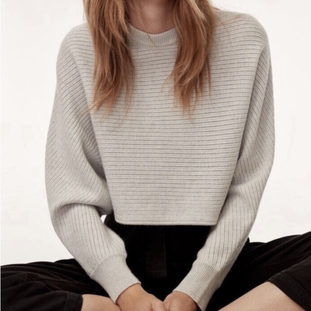 Wilfred Gray Crew Neck Sweater